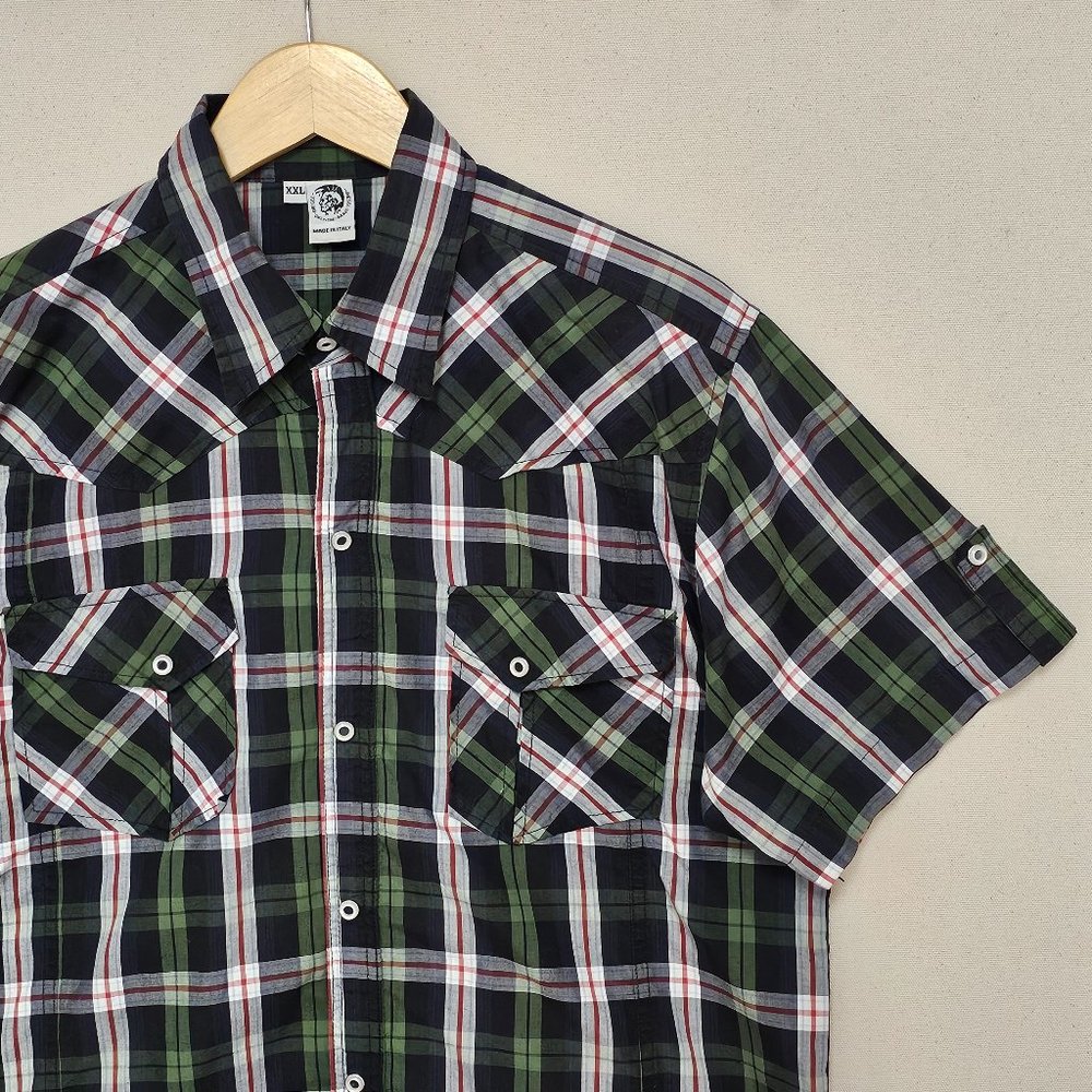 Diesel Only the Brave Snap Shirt XXL